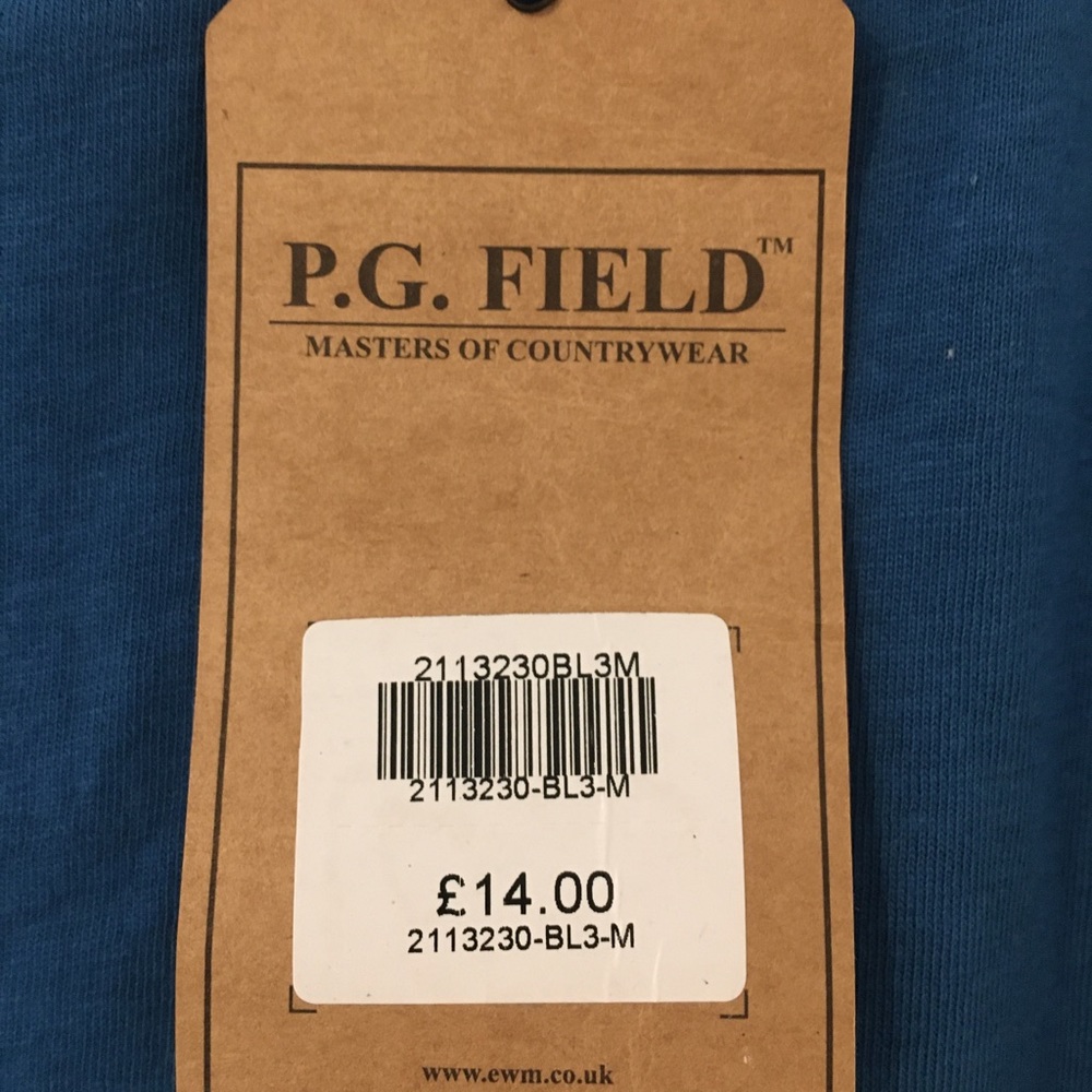 Brand new Mens teal PG field T-shirt - Picture 3 of 4